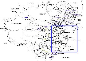 Administrativa mapa de Republica Popular da China