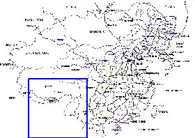 Administrativa mapa de Republica Popular da China