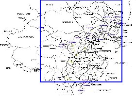 Administrativa mapa de Republica Popular da China