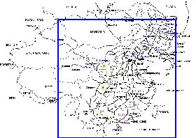 Administrativa mapa de Republica Popular da China