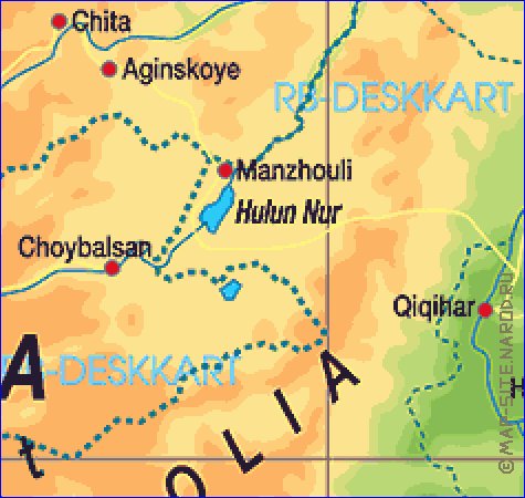 mapa de Republica Popular da China em alemao