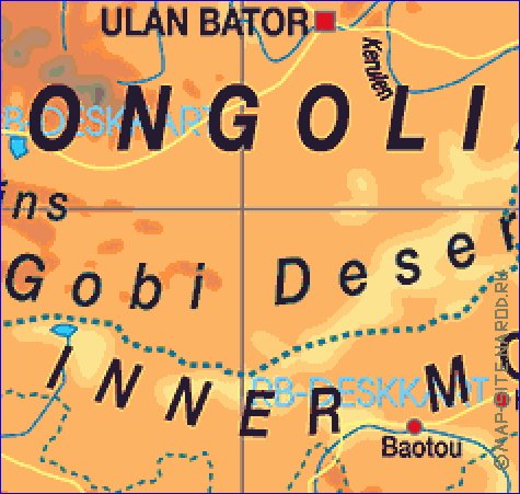 mapa de Republica Popular da China em alemao