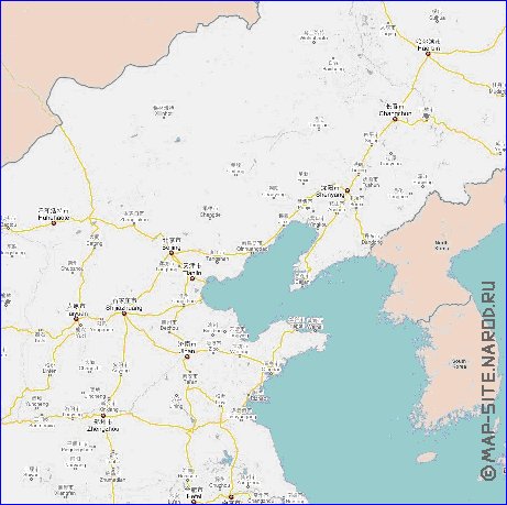 mapa de Republica Popular da China em chines