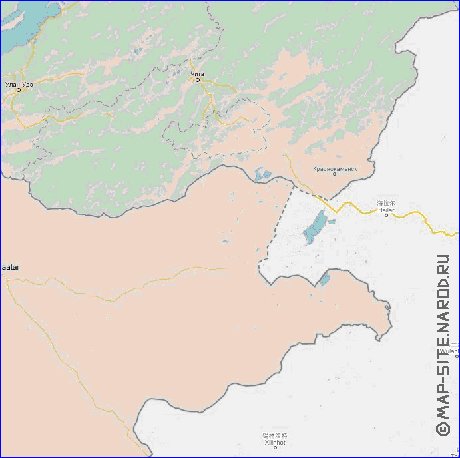 carte de Republique populaire de Chine en langue chinoise