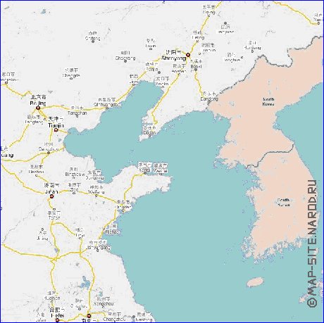 mapa de Republica Popular da China em chines