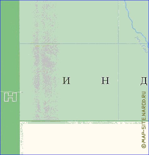 Touristique carte de Republique populaire de Chine