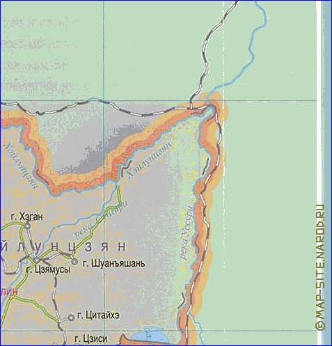 Turismo mapa de Republica Popular da China