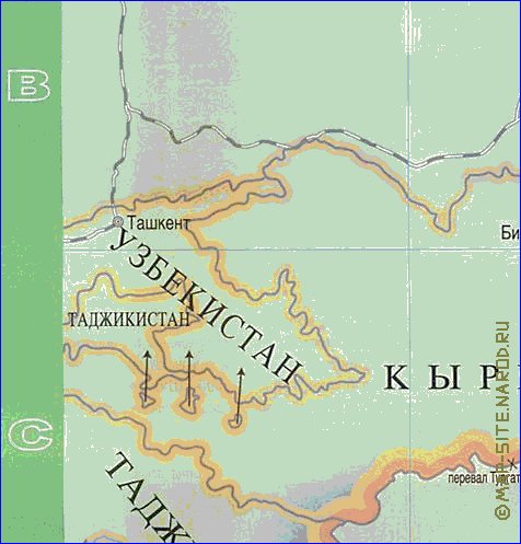 Turismo mapa de Republica Popular da China