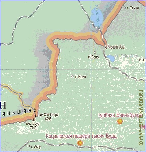 Turismo mapa de Republica Popular da China