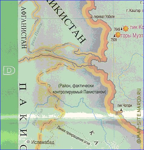 Turismo mapa de Republica Popular da China