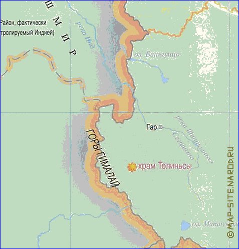 Turismo mapa de Republica Popular da China