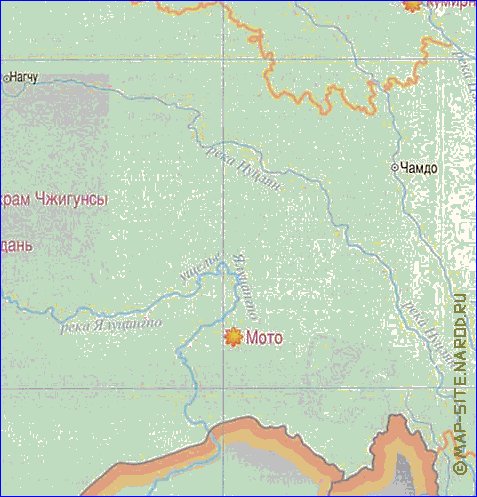 Touristique carte de Republique populaire de Chine