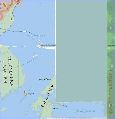 Touristique carte de Republique populaire de Chine