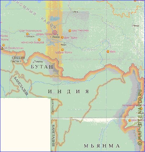 Turismo mapa de Republica Popular da China