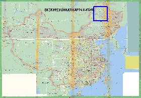 Turismo mapa de Republica Popular da China