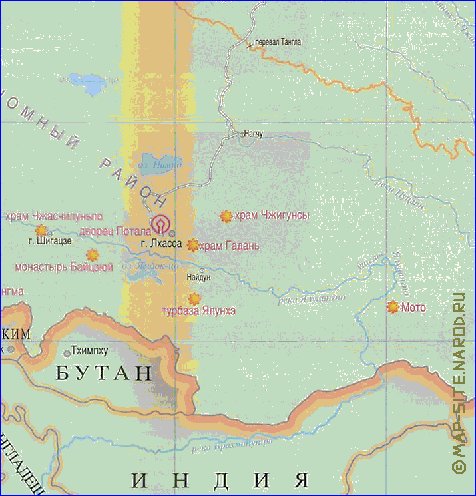 Turismo mapa de Republica Popular da China