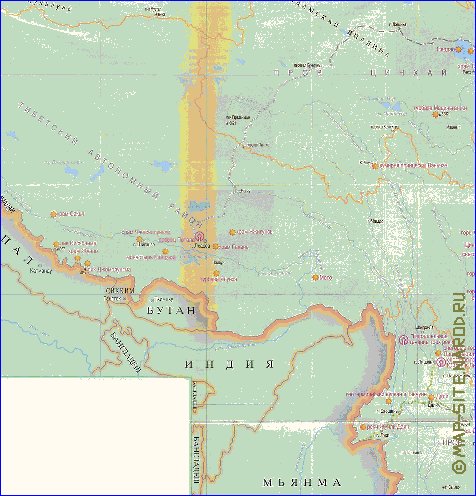 Turismo mapa de Republica Popular da China