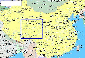 mapa de Republica Popular da China