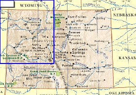 carte de Colorado