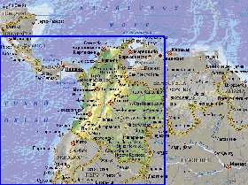 Fisica mapa de Colombia