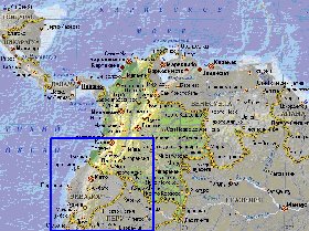 Fisica mapa de Colombia