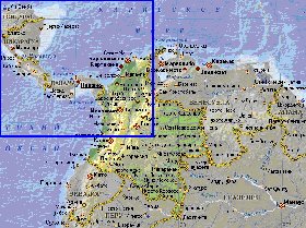 Fisica mapa de Colombia