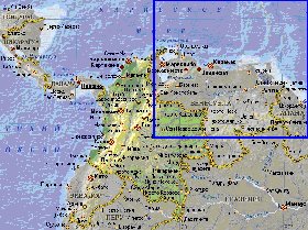 Fisica mapa de Colombia