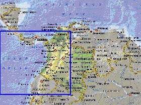 Fisica mapa de Colombia