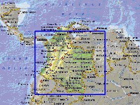 Fisica mapa de Colombia