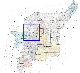 mapa de Republica Autonoma dos Komi