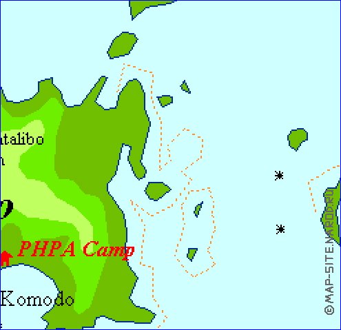 carte de Komodo