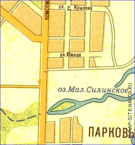 carte de Komsomolsk-sur-l'Amour