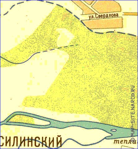 carte de Komsomolsk-sur-l'Amour