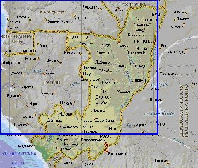 Fisica mapa de Congo