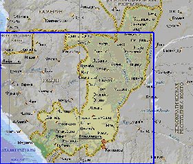 Fisica mapa de Congo