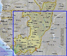 Fisica mapa de Congo