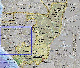 Fisica mapa de Congo