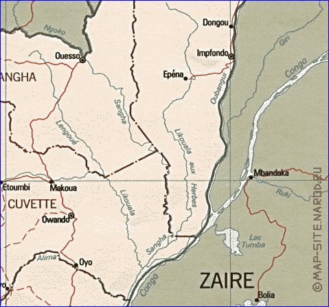 carte de Congo