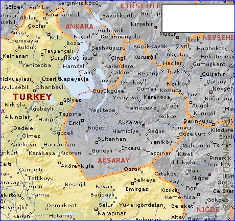 carte de  il Konya