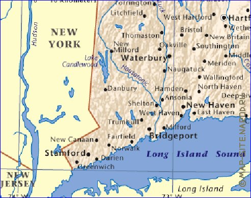 carte de Connecticut