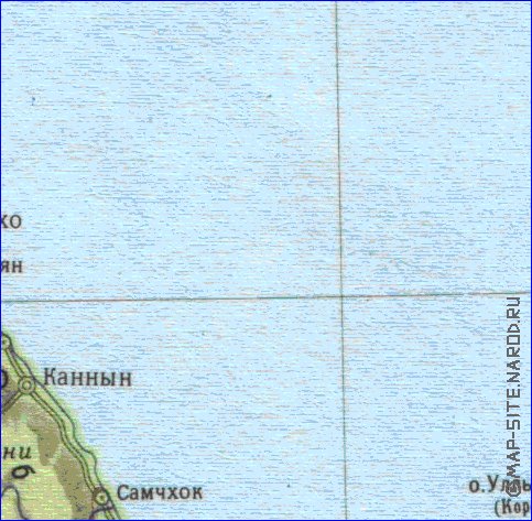 carte de Coree