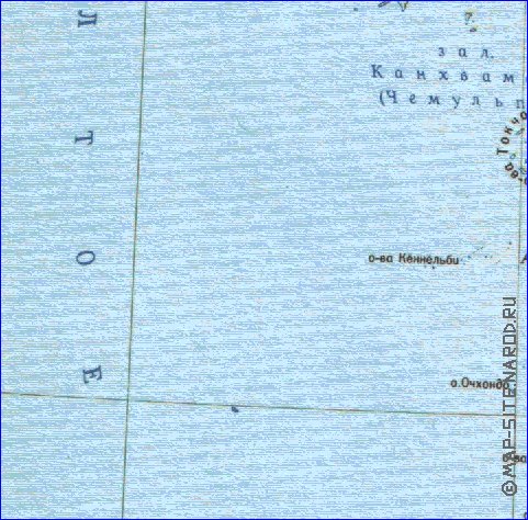 mapa de Coreia