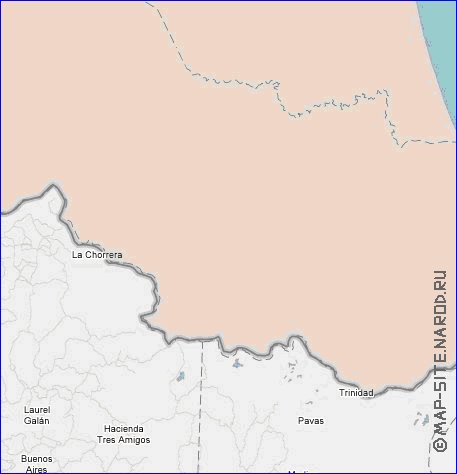 carte de Costa Rica