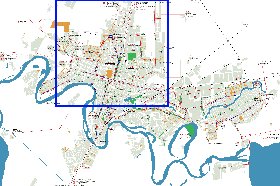 Transporte mapa de Krasnodar