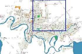 Transporte mapa de Krasnodar