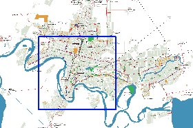 Transporte mapa de Krasnodar