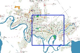 Transporte mapa de Krasnodar