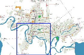 Transporte mapa de Krasnodar