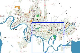 Transporte mapa de Krasnodar