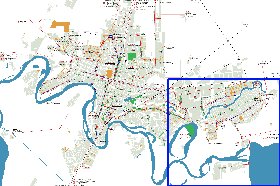 Transporte mapa de Krasnodar